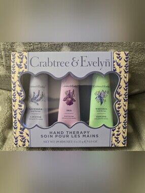 Crabtree & Evelyn Hand Therapy Trio - Lavender, Pink, Green